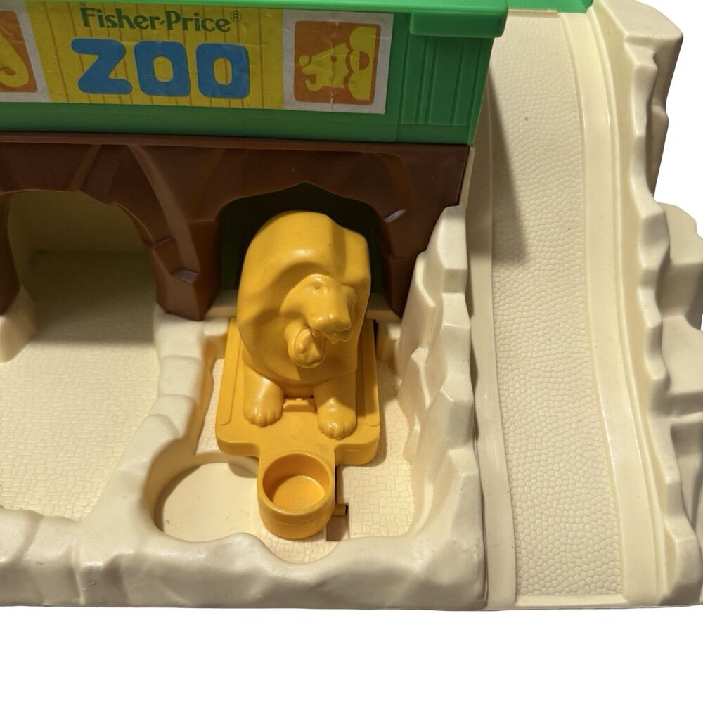 Fisher Price Little People #916 Zoo Playset Structure VTG 1984 - Picture 6 of 16